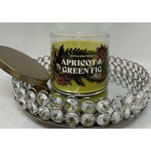 Bath & Body Works APRICOT & GREEN FIG Large 3 Wick Scented Candle 14.5 oz